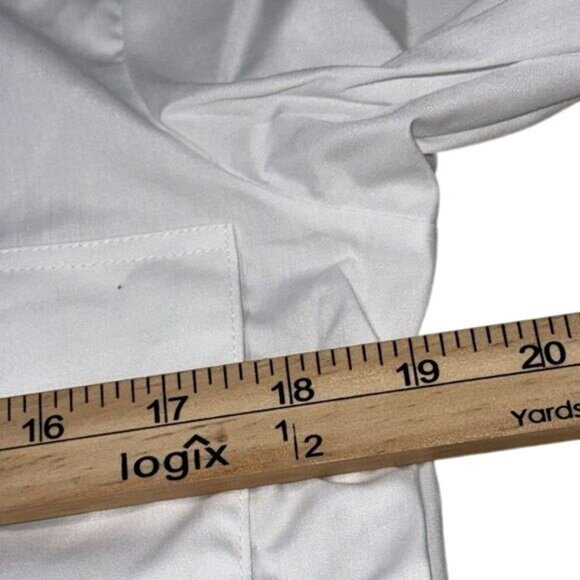 Elbeco Mens White Short Sleeve Uniform Shirt 14.5 - Picture 7 of 8